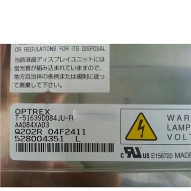 T-51639D084JU-FW-A-AB 8,4palcový LCD displej pro Kyocera