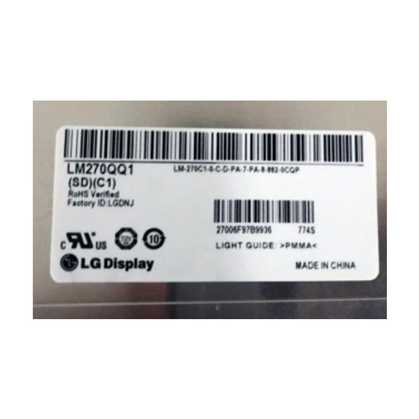 27.0 Inch LM270QQ1-SDC1 TFT LCD Panel For Desktop Monitor